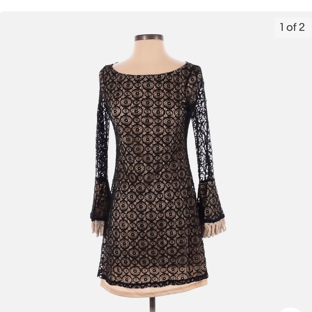 Black Lace Cocktail dress